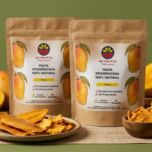 Fruta Deshidratada Mango "Cero Azucares" 40g - MC Frutta