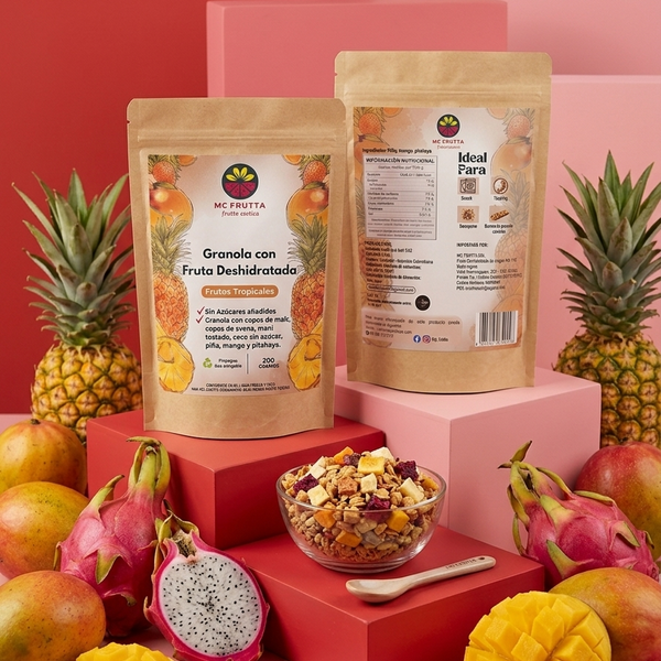 Granola Frutos Tropicales "Cero Azucares" 200g – MC Frutta